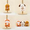 Adorable Cartoon Dog Plush Toy Cute Stuffed Animal Keychain Bag Charm