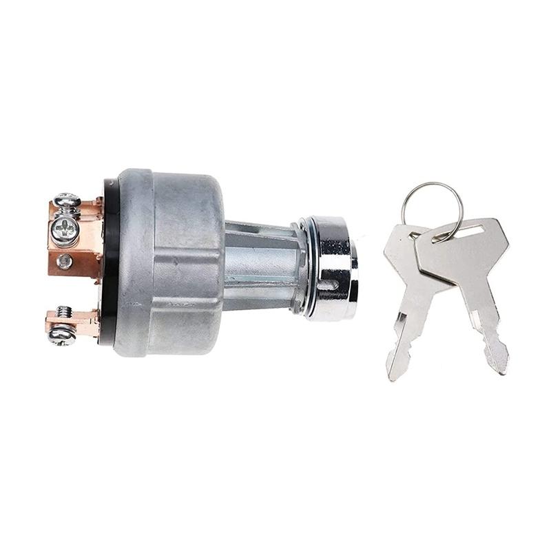 A22F-1700100023 1700100052 H806 Ignition Switch With 2 Keys For Takeuchi Excavator Digger Ignition Switch Lock Cylinder