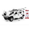 1/24 HUMMER H2 Alloy Car Model Diecast Metal Toy Off-road Vehicles Model Sound and Light Simulation Collection Children Toy Gift