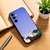Anime Red Pig Cool  Phone Case Black Silicone Soft For Samsung Galaxy A73,A72,A71,A70,A53,A52,A51