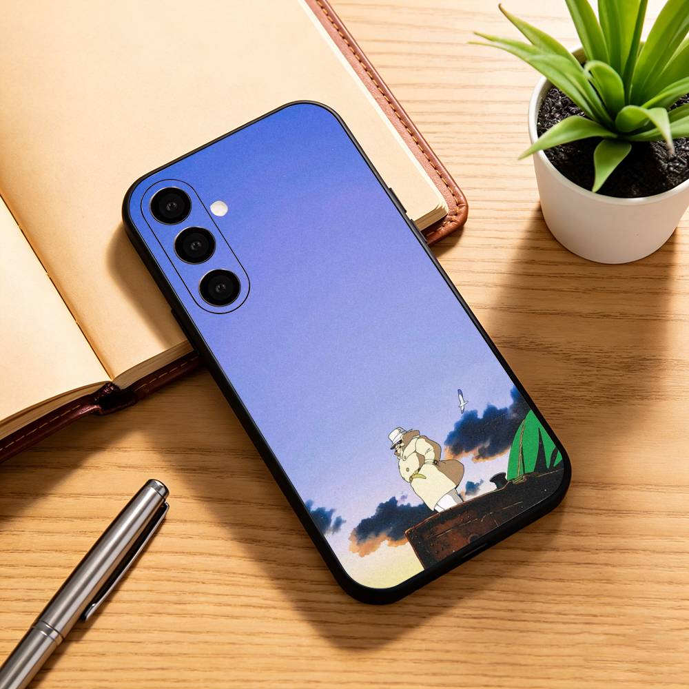 Anime Red Pig Cool Phone Case Black Silicone Soft For Samsung Galaxy A73,A72,A71,A70,A53,A52,A51