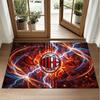 AC Milan Design Crystal Velvet Rug Soft Decorative Mat for Bedroom Entrance
