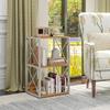 3 Tier Wooden Shelf Freestanding Rack Organiser Display Bookcase Home Storage Utility Stand Multifunctional Holder