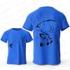 Eat Sleep Fishing Heartbeat Unisex T-Shirts Tops Unisex Fisherman Fish T-shirt Short Sleeve Fashion Brand Loose Tee Shirt for Male