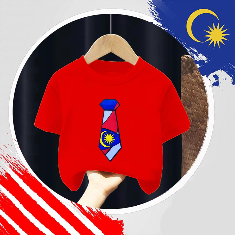 Children's short sleeved shirt with printed design, men's and women's T-shirt
