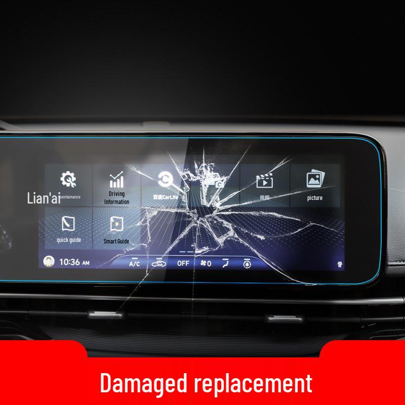 Hyundai Mistra & Elantra Navigation Screen Tempered Film - Protective Car Accessory