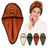 Coral Fleece Hair Towel Wrap Absorbent Shower Cap New Bow Dry Hair Cap  For Bathroom,washing Hair