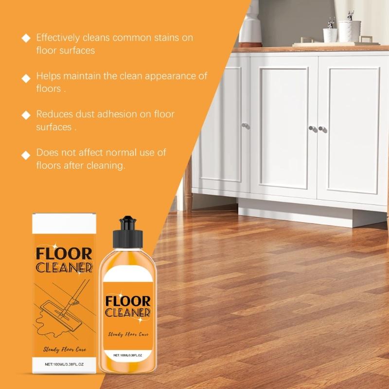 Household Floor Cleaning Liquid Safe For Tiles Hard and Wood Floor Cleaner Scented and Fast Drying Formula