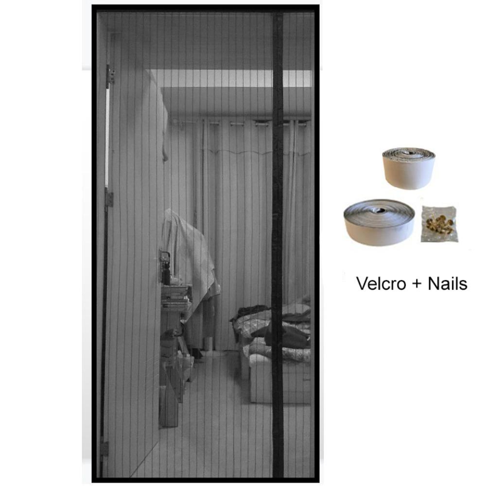 Insect-proof Side Open Magnetic Door Screen Magnetic Automatic Closing Window Screen  Summer