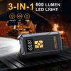 Jump Starter with Air Compressor 3500A Jump Starter 150PSI Air Pump Multifunctional Tire Inflator Power Bank Lighting for Car