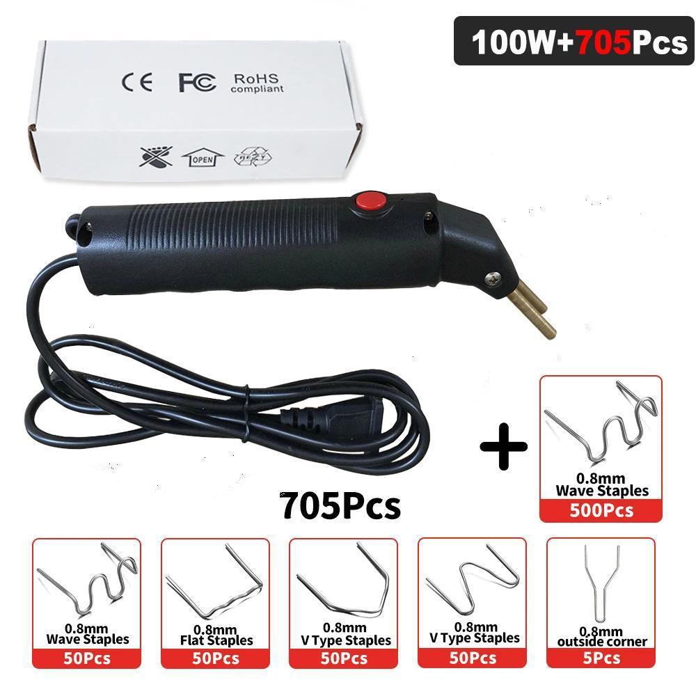 Plastic Bumper Repair Welder Kit with Hot Melt Gun and Welding Rods