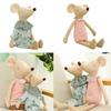 Xinlai Direct Sale Ins Dressing Couple Plush Toy Cute Belly Mouse Doll Girly Mouse Doll