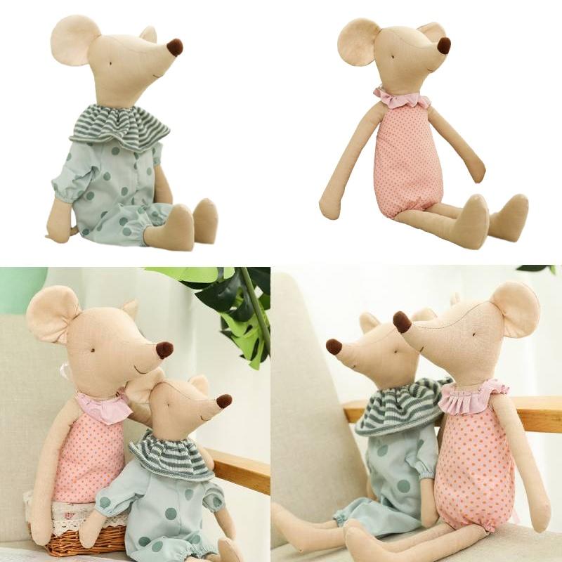Xinlai Direct Sale Ins Dressing Couple Plush Toy Cute Belly Mouse Doll Girly Mouse Doll