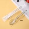Pabei 16.8cm Thickened Disposable Plastic Spoons (100-Pack)