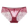 Sexy Seductive Lace Ultra Thin Hollow Out Low Waist Cotton Crotch Women Panties