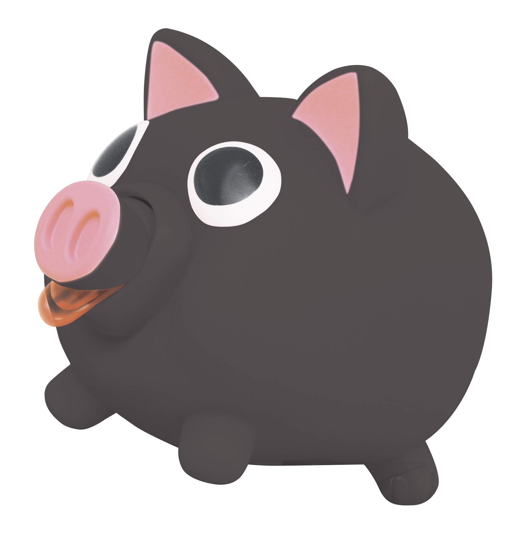 Солнце Улыбка Говорящая Свинья Копилка Черная чёрный