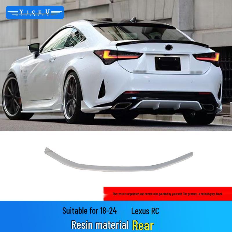 Lexus RC Carbon Fiber Body Kit: Front Lip, Rear Diffuser, Side Skirts & Tail Wing Spoiler (2015-2024)