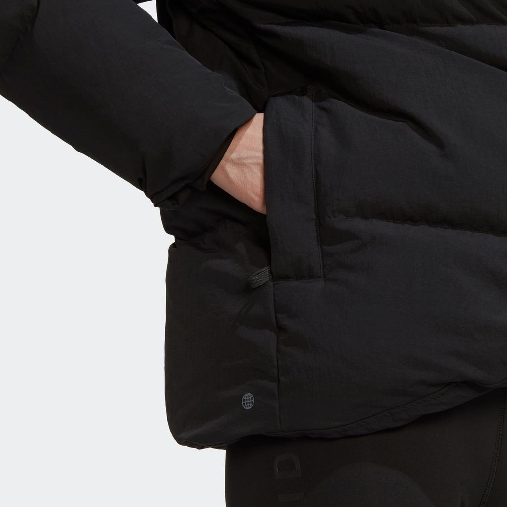 New Adidas BIG BAFFLE DOWN JACKET Down Jacket Women's Black HN9934