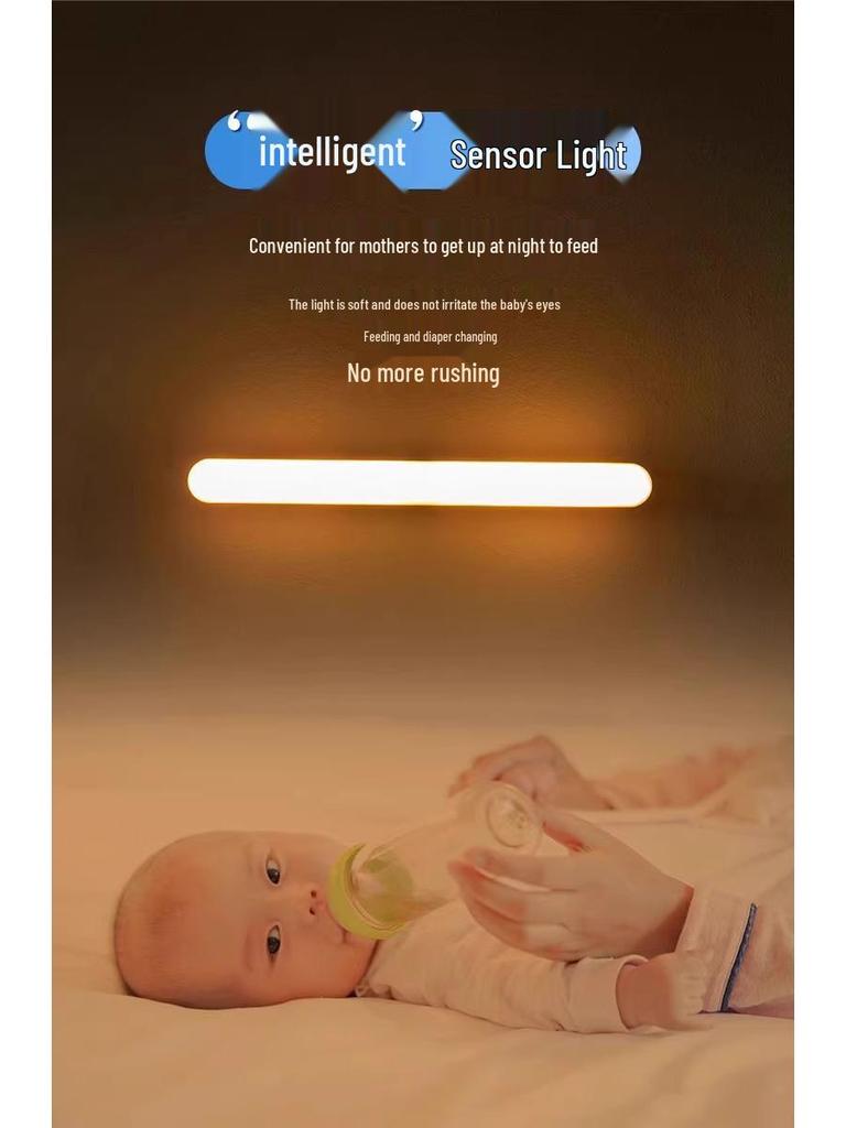 Intelligenter kabelloser Körper-Sensor LED-Nachtlichtstreifen für Zuhause, Flur und Kleiderschrank