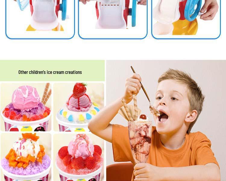 Automatischer Eis- und Eis am Stiel-Maker für Kinder - Inklusive Eisraspel