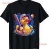 Rubber Duck Baseball Player Duckie Lover T Shirt Vintage Washed Comfortable Soft Stylish Top For Everyday Wear Breathable