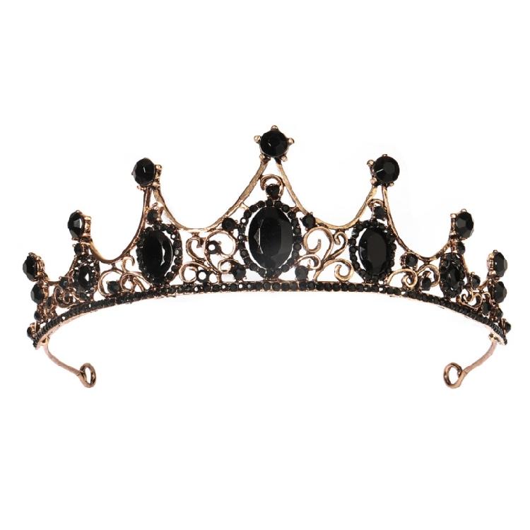 Elegant Rhinestones Crowns Hair Accessory Theater Costume Props Lightweight Metal Bridal Party Headpiece