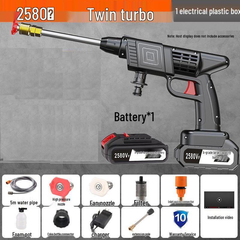 

Беспроводная электрическая мойка высокого давления с литиевой батареей для автомобилей и садов