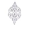 Diy Performance Clothing Decorative Iron-on Patch Sticker Embroidery Gold Silver Thread Yarn Costume Dress Geometric Applique