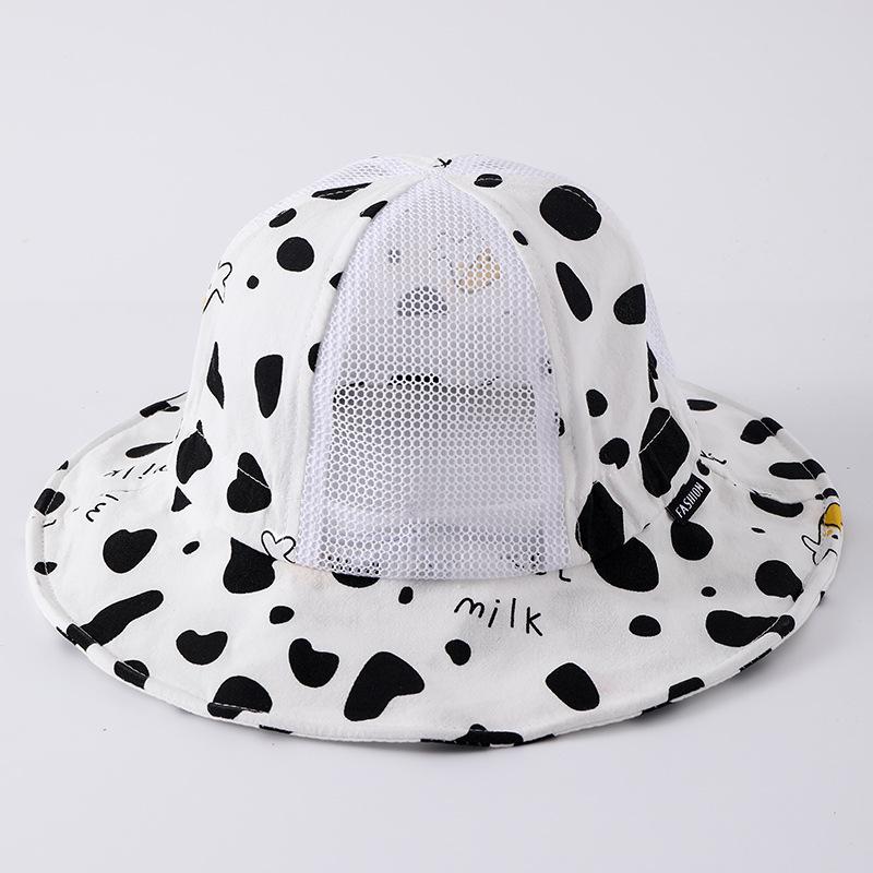 Children's Summer Mesh Sun Hat - Large Brim Fisherman Style for Boys and Girls