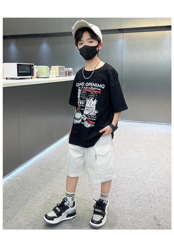 Men's Pants, Children's Summer Work Pants, 2026 New Trend, Boys' Summer Thin Shorts, Young Master's Casual Pants