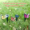 Solar Powered Dancing Fluttering   Flying Humming Bird Garden Yard Decoration