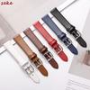 Ultra-thin Calf Leather Watch Strap 10mm 12mm 14mm 16mm Watch Band Women Universal Silm Soft Wrist Bracelet Belt with Pin Buckle