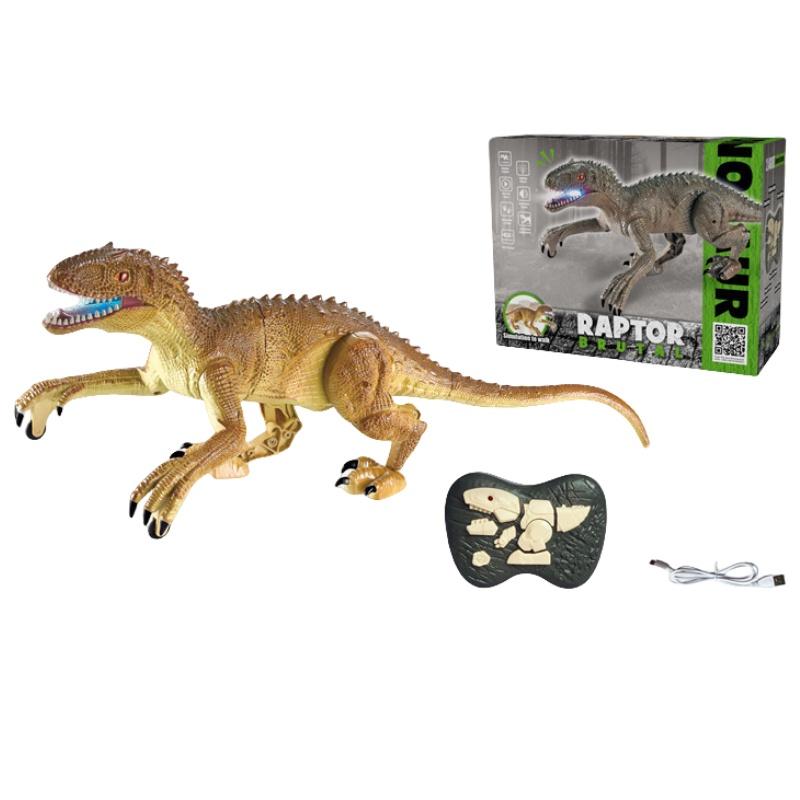 Large Size Remote Control Dinosaur Toy For Boys Wholesale Tyrannosaurus Rex Model With Articulated Joints And Light-up Features Plastic Material