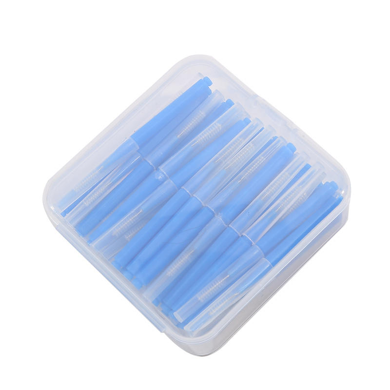 

50pcsInterdental Brushes Dental Brush Between Teeth For Dental Orthodontic Clean Between Teeth Cleaning Tools Soft Micro Brushes синій