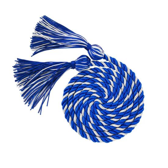 2026 Graduation Cord 5.6Ft Long Braided Cord Double Tassel Graduation Gown Cord for Graduation Ceremony Bachelor Master Doctoral