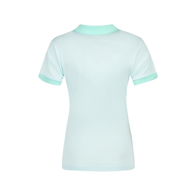 Asics Soft Comfortable Classic Stylish Tennis Polo Shirt Women Tops Light-Green 2042A215-414