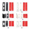 1 Set Ultra Thin Magnetic Door Catch Heavy Duty Stainless Steel Cabinet Door Magnet Adhesive Kitchen Closet Cupboard Drawer Magnetic Latch
