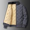 Lässiger, lockerer Mantel, wattierte Jacke, großer Mantel aus ultraschallgefüttertem Lammsamt, wattierter Mantel für Herren, warmer, verdickter Baumwollmantel aus Samt