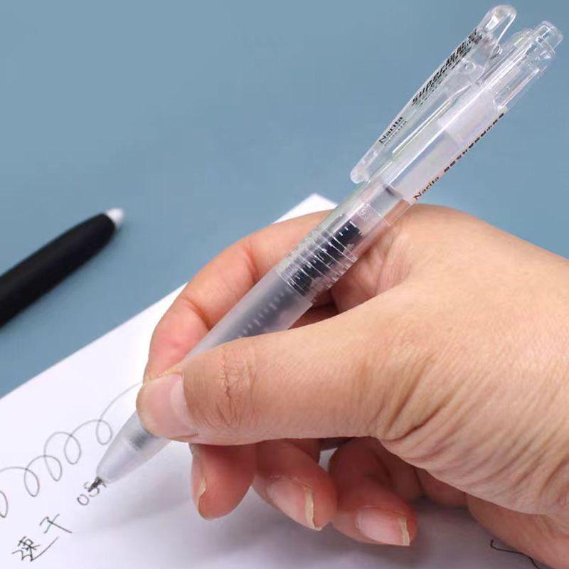 Narita 605S Quick-Dry 0.5mm Ballpoint Pen, Large Capacity, Smooth ST Tip for Exams & Study