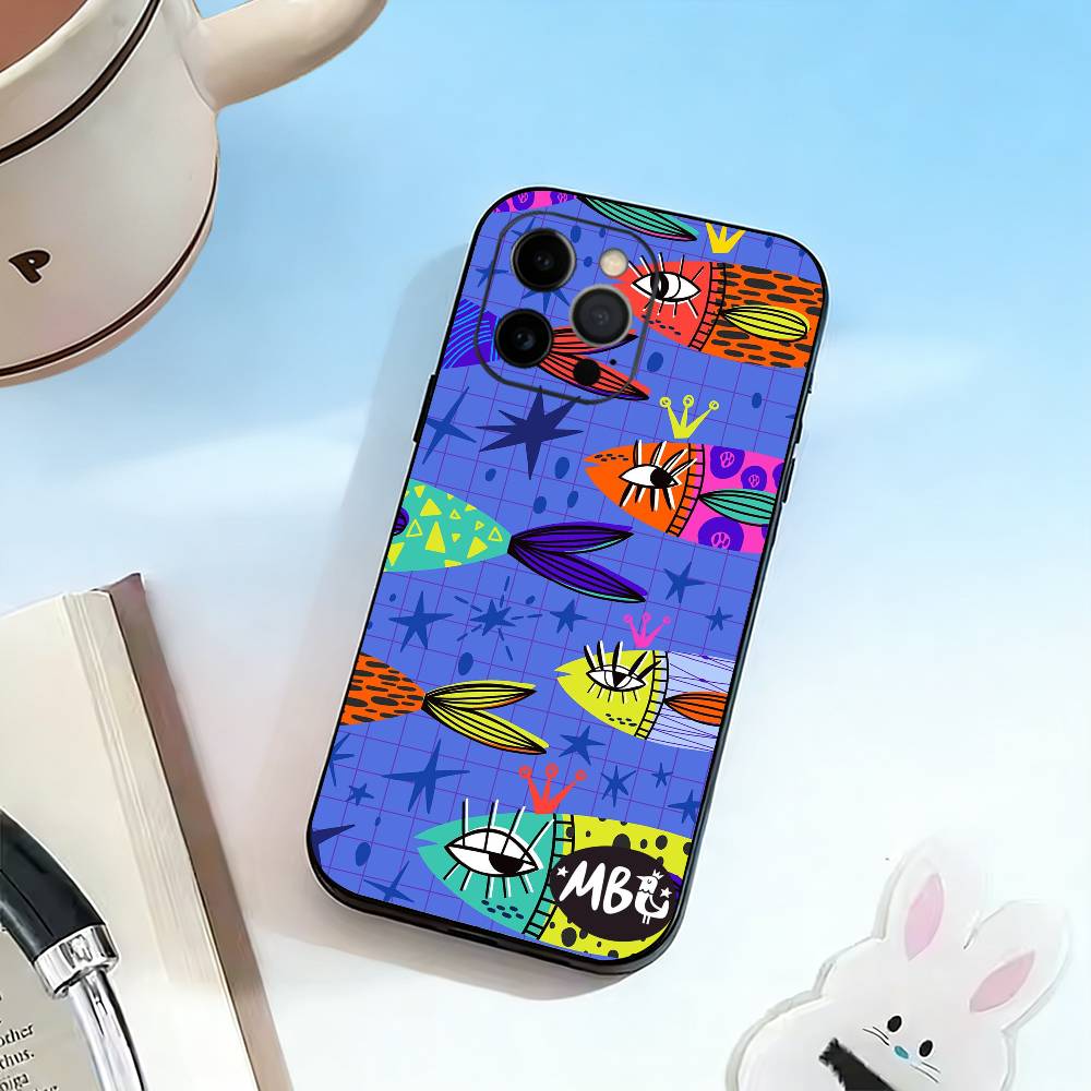 Sardine  Phone Case Silicone Soft For IPhone 17 16 15 14 13 12 11 X XR Plus Pro Max Plus