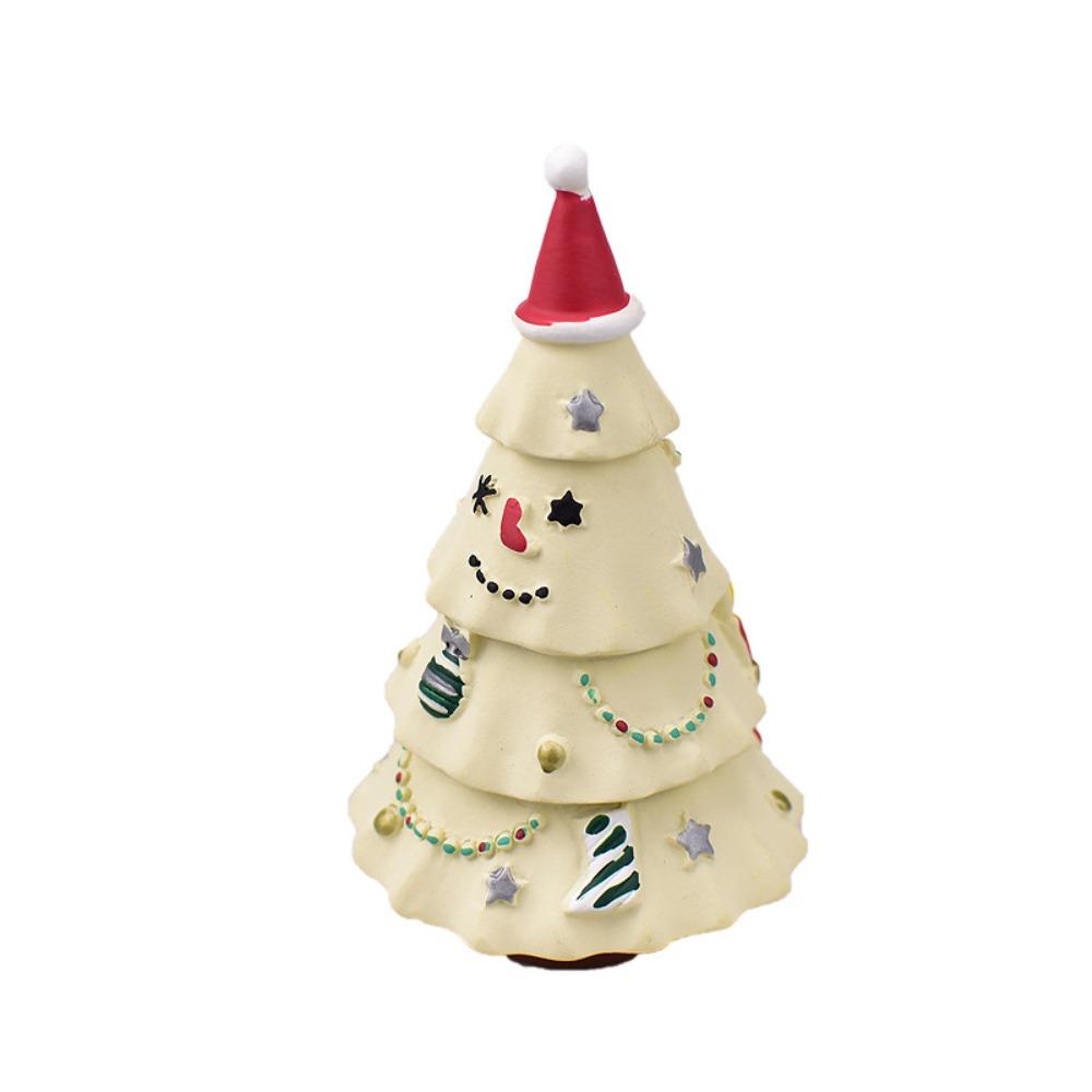 Cartoon Resin Christmas Tree Ornament Mini Zakka Christmas Tree Model Desk