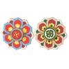 Lele Jia Dunhuang Cloisonné Emaille DIY Kühlschrankmagnet-Set
