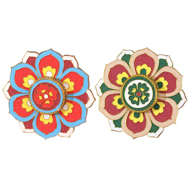 Lele Jia Dunhuang Cloisonné Emaille DIY Kühlschrankmagnet-Set