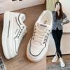 White Shoes Women's Shoes Leather Surface Breathable Thick Bottom High White Women's Casual All-Match Thick Bottom Muffin Fashion Women