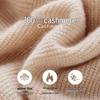 Zhaojun Women's 100% Cashmere Half-High Collar Knit Sweater