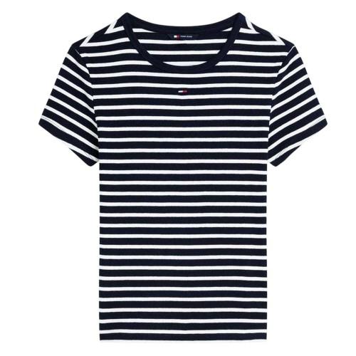 Tommy Jeans Womens/Ladies Striped T-Shirt