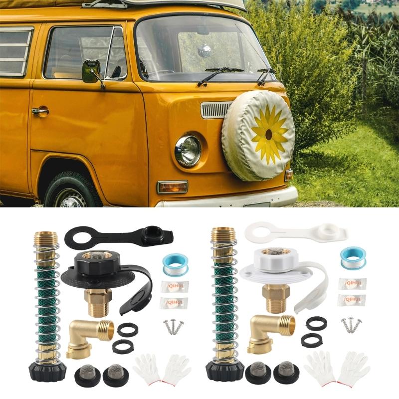 Wohnmobil Wassereinlass Rückschlagventile Set Mit Messingverschraubungen Wohnmobil Wassereinlass Für Auslaufsichere Wasseranlage Installation