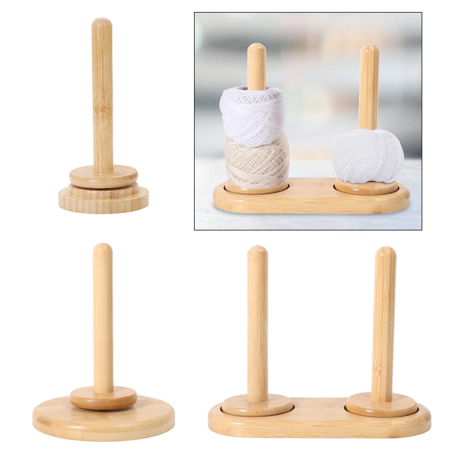 

Yarn Holder Stand Yarn Rolling Holder Crafting Supplies Detachable Stable Rotating Sturdy Sewing Accessories Wool Ball Holder 1 Axis Small
