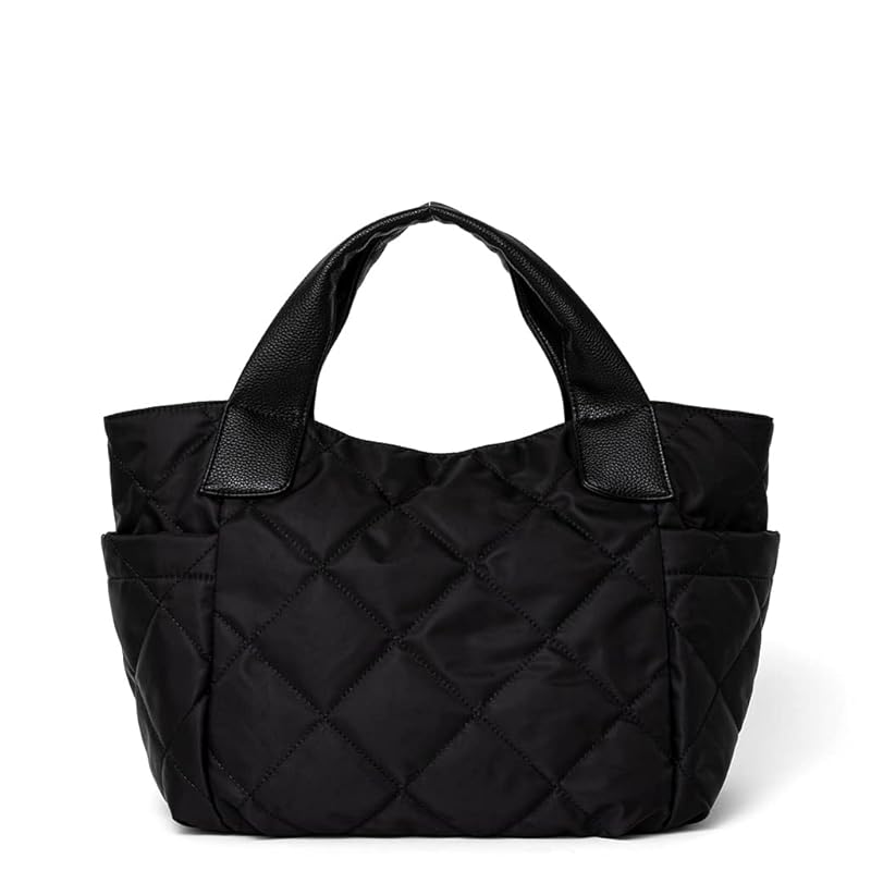 

[VITAFELICE] Vita Felice quilting 2way nylon BIG tote bag ladies vinb-21c28z (black)