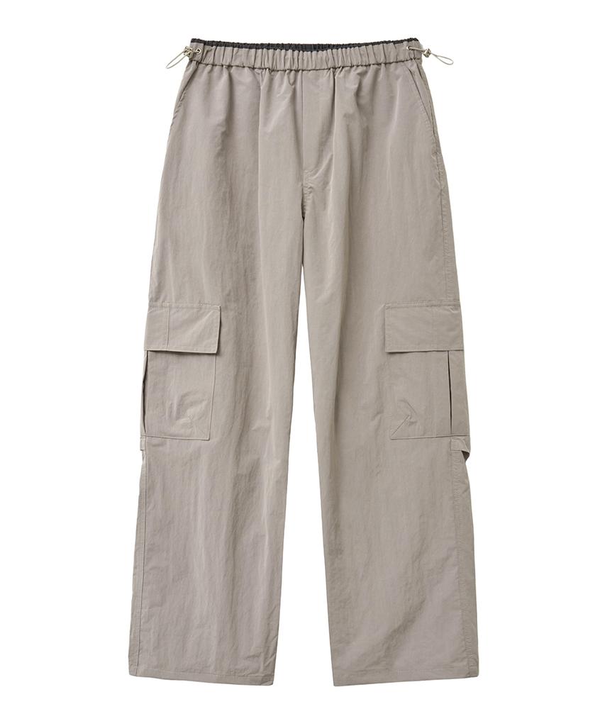 Yuupeu Grid Cargo Pants - Beige